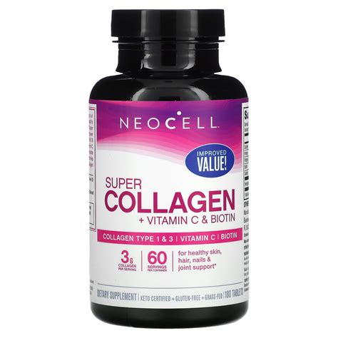 NeoCell Super Collagen + C & Biotin 180 Tablets– Medical Mart Pharmacy & Smart Store