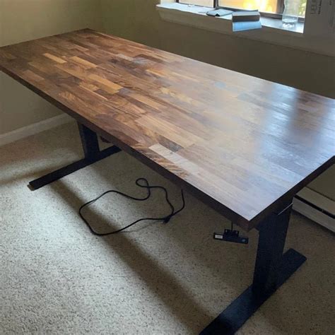 Image result for Butcher Block Computer Desk