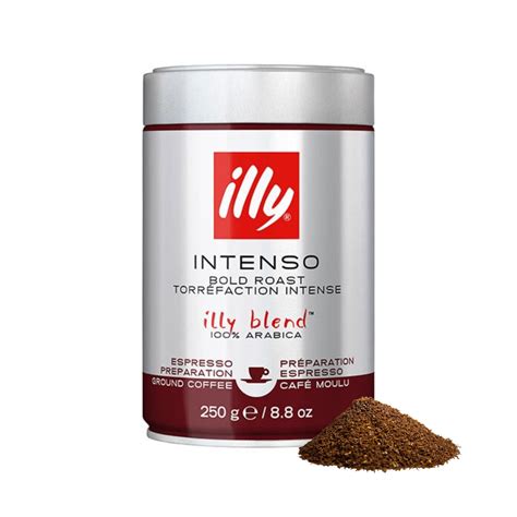 illy Intenso Ground Espresso Coffee - Dark Roast (250g) – The Kitchen ...