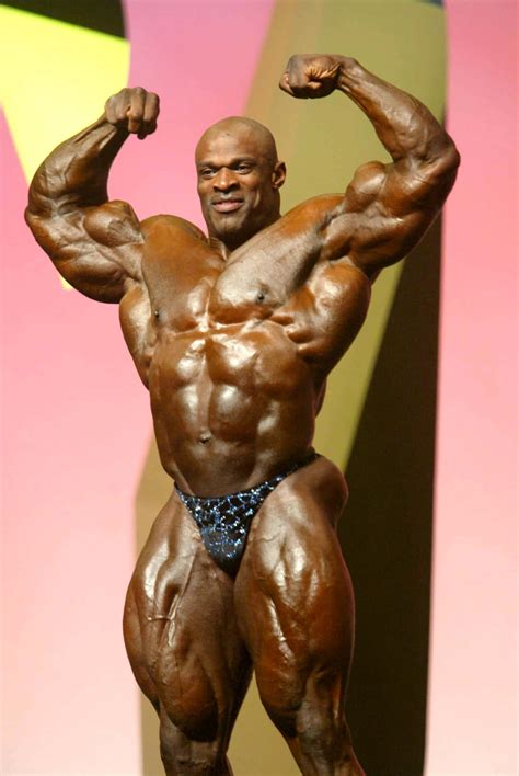 Download Front Double Biceps Of Ronnie Coleman Wallpaper | Wallpapers.com