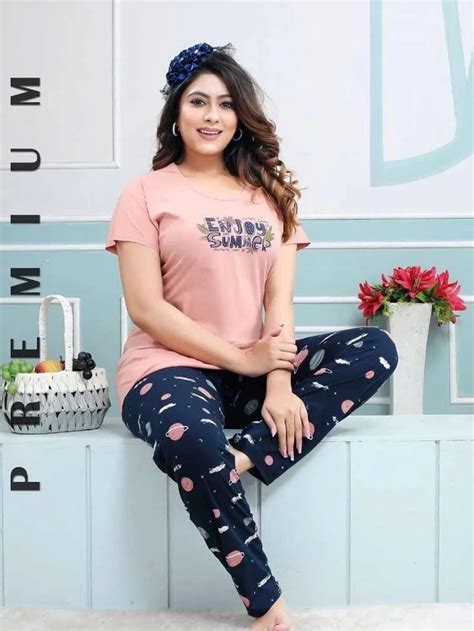 Summer Special Vol D506 Heavy Shinker Hosiery Cotton Night Suits Collection