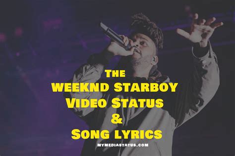 The Weeknd Starboy Status Video With lyrics for WhatsApp, Facebook and IG