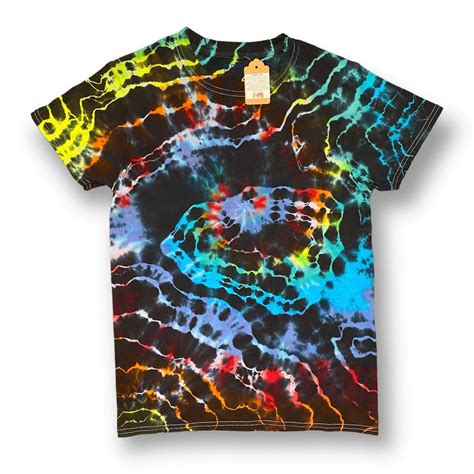 Tie Dye Shirt for Men, Tye Dye Shirt, Psychedelic T Shirt, Multi Color Iced Dye, Festival Wear ...