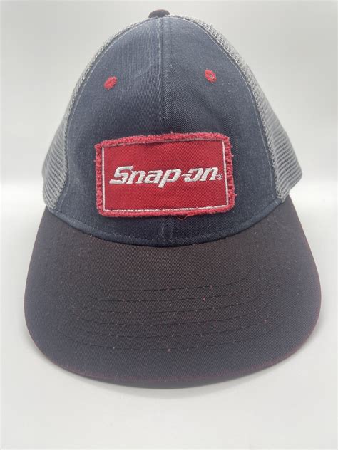 Snap-On Tools Brand Trucker Hat VINTAGE Snap Back Adj… - Gem