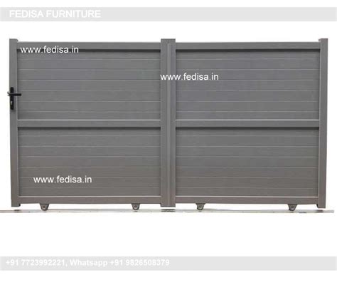 Front Gate Design Iron Steel Single Door Gate Design Entry Gate Design ...