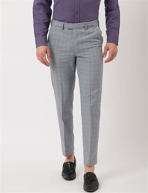Buy Checkered Regular Fit Trouser at Marks & Spencer