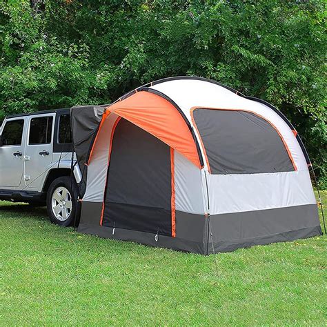 Camping Car Tailgate Rear Tent Trunk Shelter SUV Boot Tent, 5-6 Person Universal Outdoor ...
