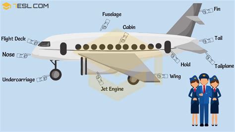 Aircraft Parts: Parts of an Airplane in English with Pictures • 7ESL