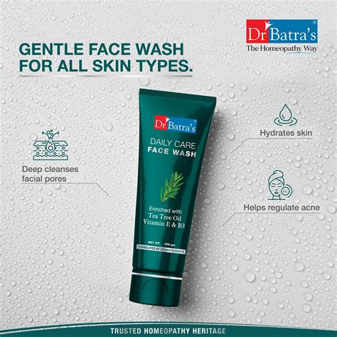 Dr Batra’s Daily Care Face Wash 100 ml + Skin Toner 100ml - RUBNIC