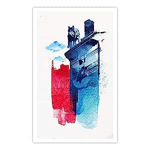 ARTWOKE This is My Town, Wall Art Print, Multicolor Paper, (18" x 30 ...