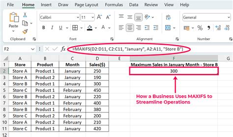 Excel Maxifs Formulas 的图像结果