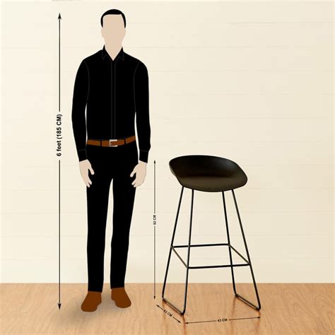 Buy Remy Bar Stool - Black from Home Centre at just INR 9995.0