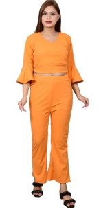 MYKUKI Women Crop Top Palazzo Set - Buy MYKUKI Women Crop Top Palazzo ...