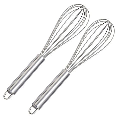 Kuber Industries 2 Pieces Stainless Steel Hand Blender Mixer Froth ...