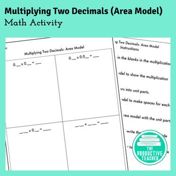 Image result for Decimals Using Area Model