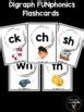 Phonics Digraph Flashcards - Funphonics by Elementary on the Eastside