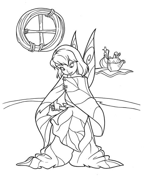 Tinkerbell Free Printable coloring page - Download, Print or Color ...