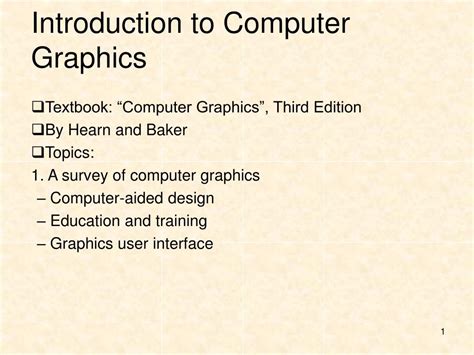 Introduction to Graphics 的图像结果