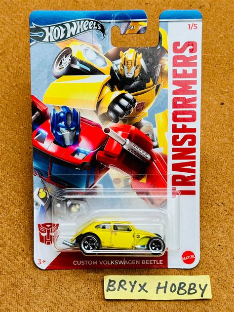 Hot Wheels 2024 Themed Entertainment Transformers Custom Volkswagen Beetle Bumblebee #1 HRV58 ...