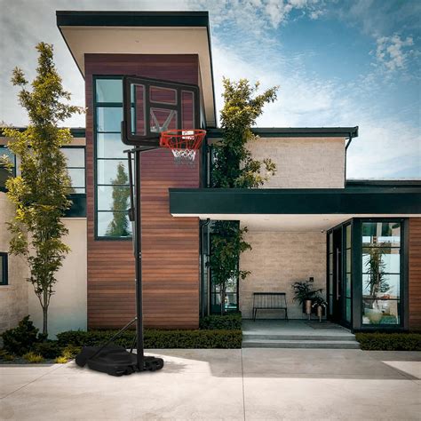 Buy Monibloom Portable Basketball Hoop 7ft- 10ft Adjustable with 44 ...