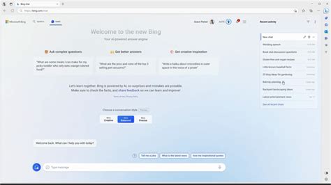Bing Chat Search History 的图像结果