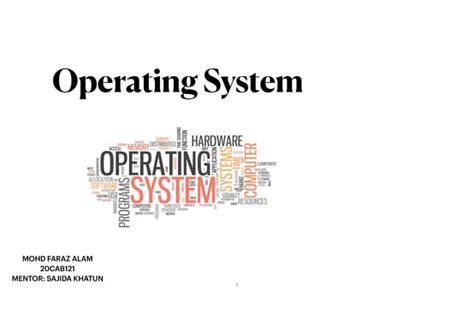 Image result for Operating System PPT First Slide