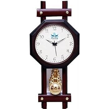 Buy Altra Plastic Pendulum Wall Clock (45 cm x 30 cm x 5 cm, Brown ...