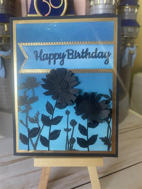 Reversed silhouette Card : r/crafts