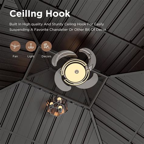 GREEN PARTY 14 X 20ft Hardtop Gazebo with Nettings India | Ubuy