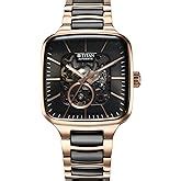 Titan Ceramic Fusion Automatic Blue Dial Two Toned Silver Stainless ...