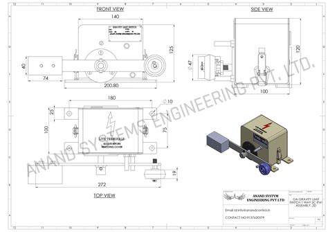 Gravity Limit Switch for Industrial Cranes & Hoists