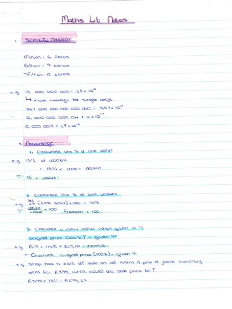 Image result for Math Lit Conversions