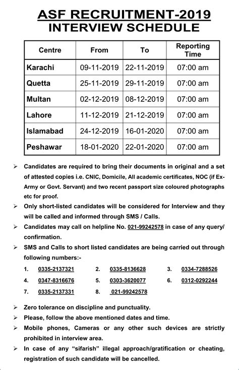 Interview Schedule Template 的图像结果