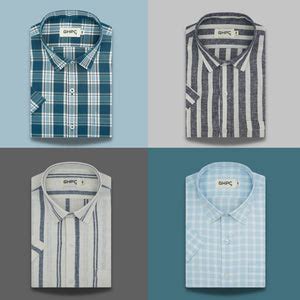 Buy Premium Formal Shirts for Men | 100% Cotton & Linen - GHPC