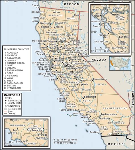 Interactive Map of California 的图像结果