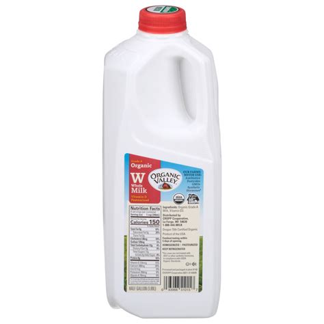 1 Gallon Whole Milk Nutrition Facts