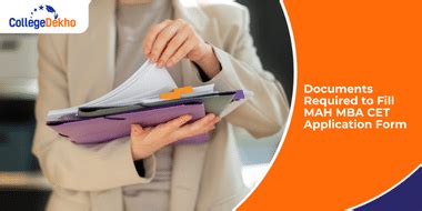 Documents Required to Fill MAH MBA CET Application Form 2026 - Photo ...