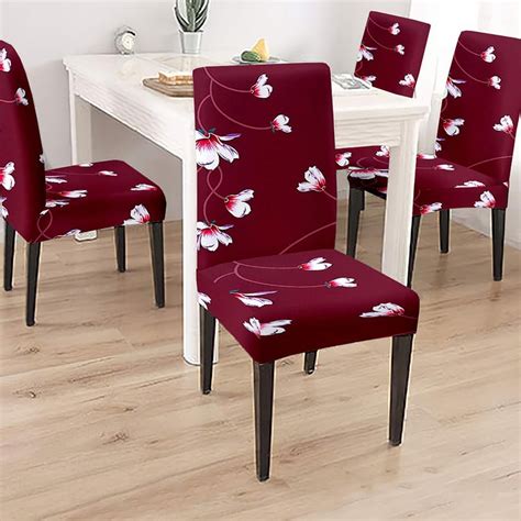 Buy Helios Morgan Digital Printed Dining Chair Cover from Home Centre ...