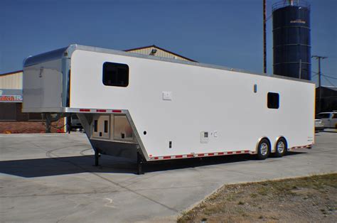 Image result for Intech Enclosed Gooseneck Trailers