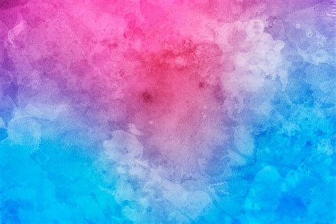 Download Pastel Watercolor Pink And Blue Background Wallpaper ...