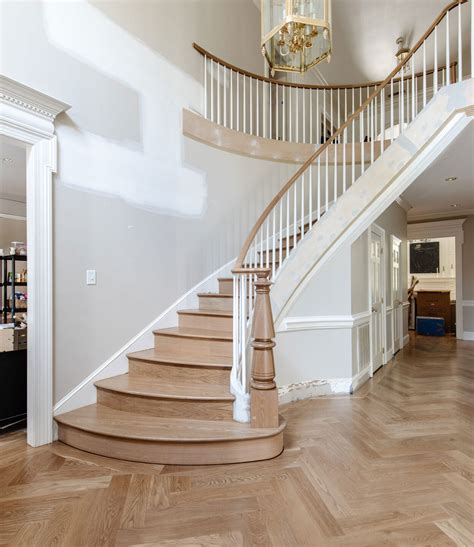 Hardwood Stairs installation - Premium Wood Floors | Hardwood Floor ...