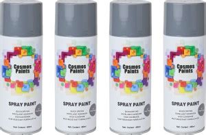 Cosmos Paints Grey Spray Paint 1600 ml Price in India - Buy Cosmos ...