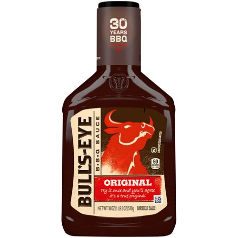 Bull's-Eye Original BBQ Sauce 18 oz Bottle - Walmart.com - Walmart.com
