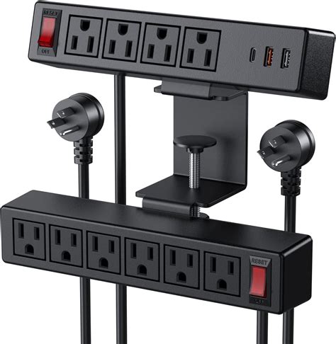VILONG Desk Clamp Power Strip with USB, 2 in 1 Dual India | Ubuy