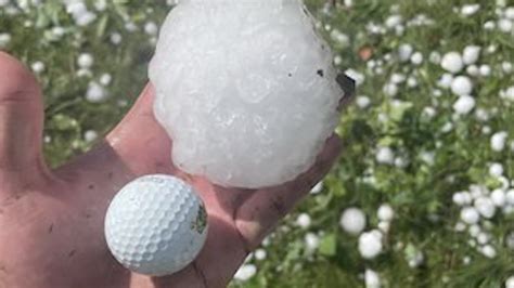 Hail Leaves Hugh Divots Across Golf Course - Videos from The Weather ...