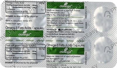 Osmega 300mg Capsule: Uses, Side-effects, Price, Dosage & More Info ...