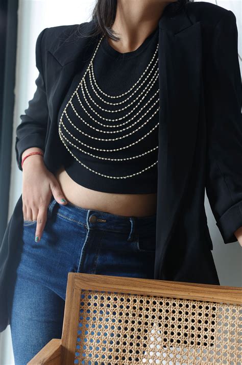 Jocelyn Pearl Bodychain – Do Taara