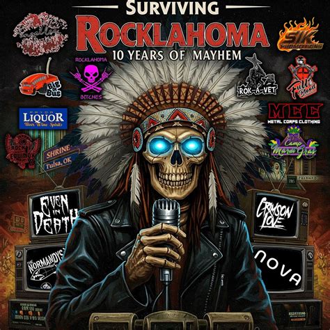 Surviving Rocklahoma: 10 Years of Mayhem, Venue Shrine, Tulsa, 24 May ...