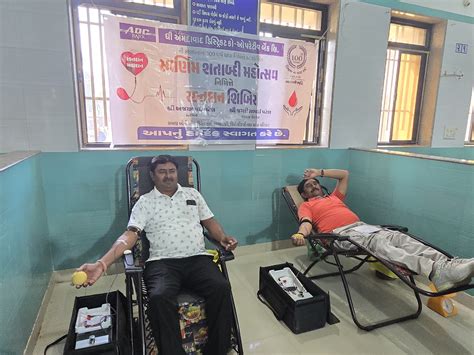More than 50 people donated blood on the first death anniversary of the ...