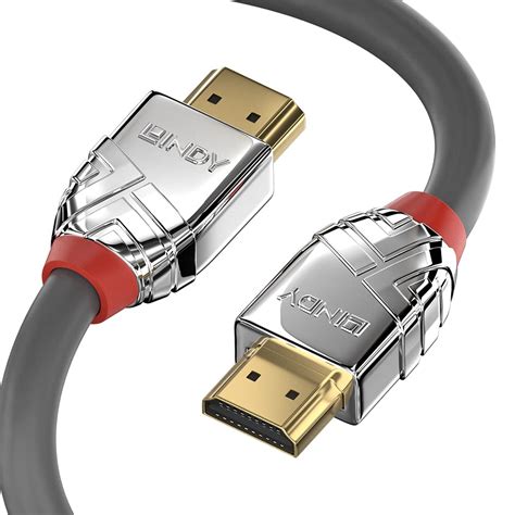 LINDY 3m High Speed HDMI Cable, Cromo Line Premium Design Gold Plated ...